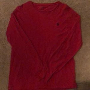 Men’s Polo shirt, size small, red